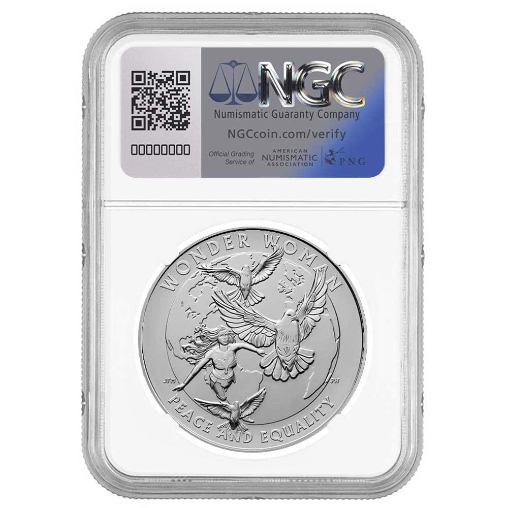 2025 Wonder Woman DC Comics 1 oz Silver Medal - Wonder Woman Label - NGC MS70 FDI