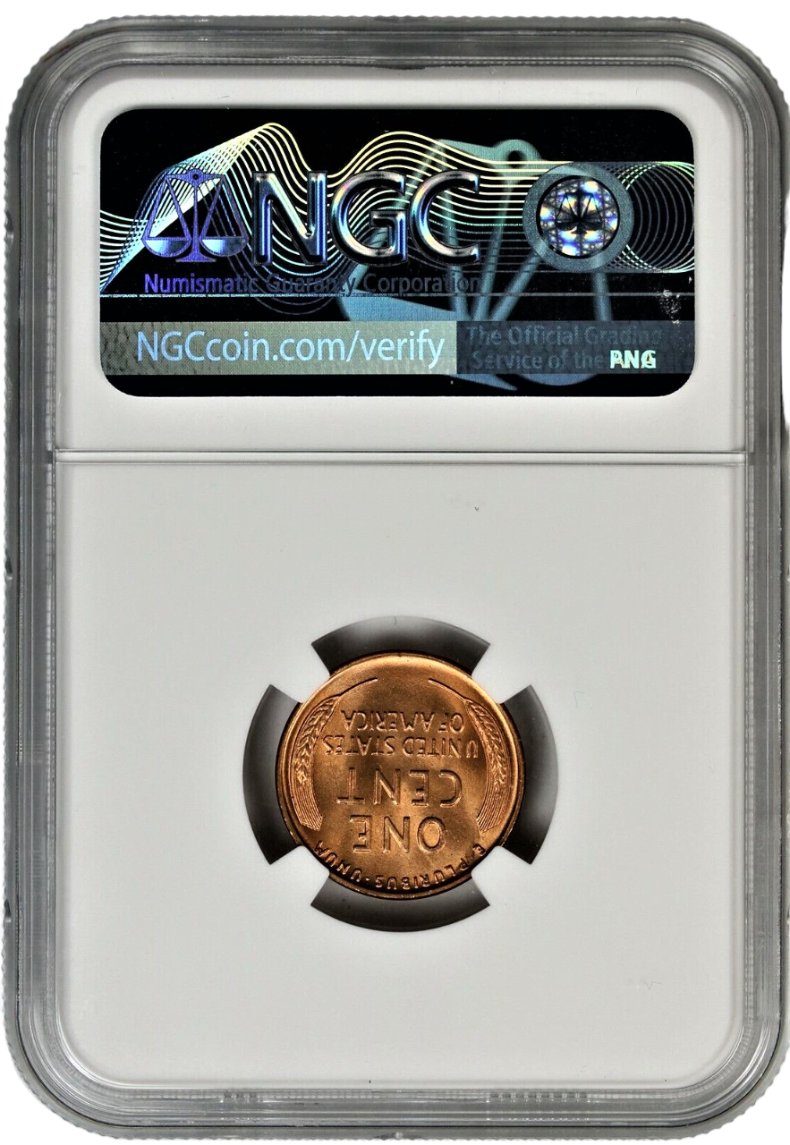 1937- Lincoln Wheat Cent - NGC MS66 RD