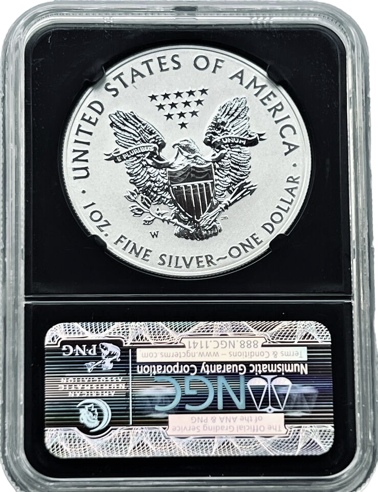 2013 W Silver Dollar Eagle - Reverse Proof/Early Release - NGC PF70