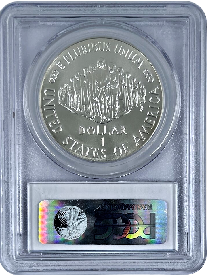 1987 P Silver Eagle - Commemorative/Constitution - PCGS MS70