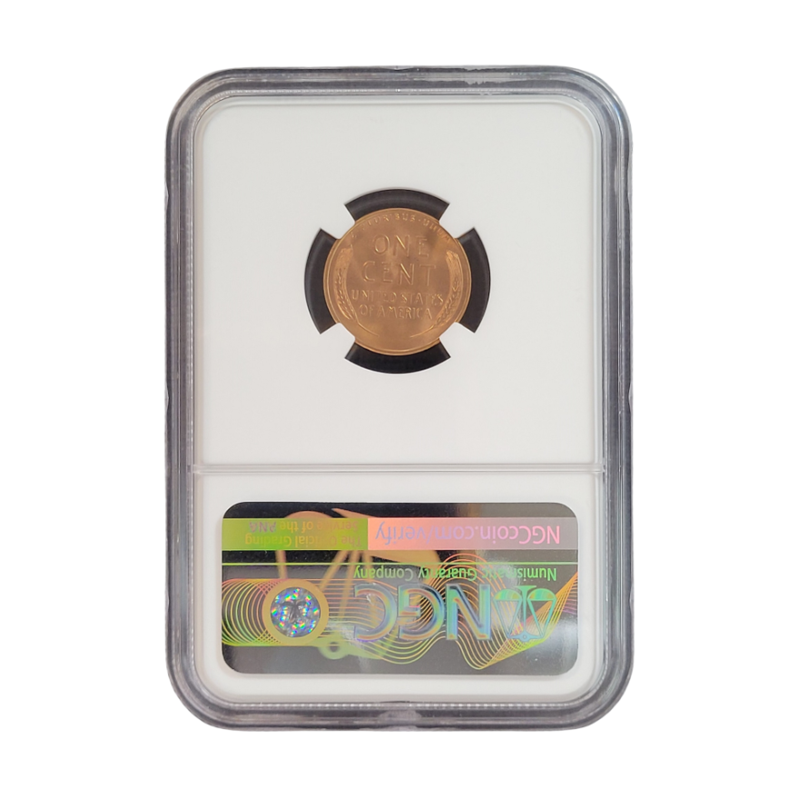1949-S Lincoln Wheat Cent - NGC MS66 RD