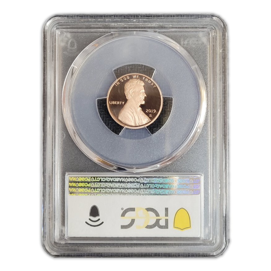 2019-S Lincoln Cent Shield - PCGS PR70 RD DCAM