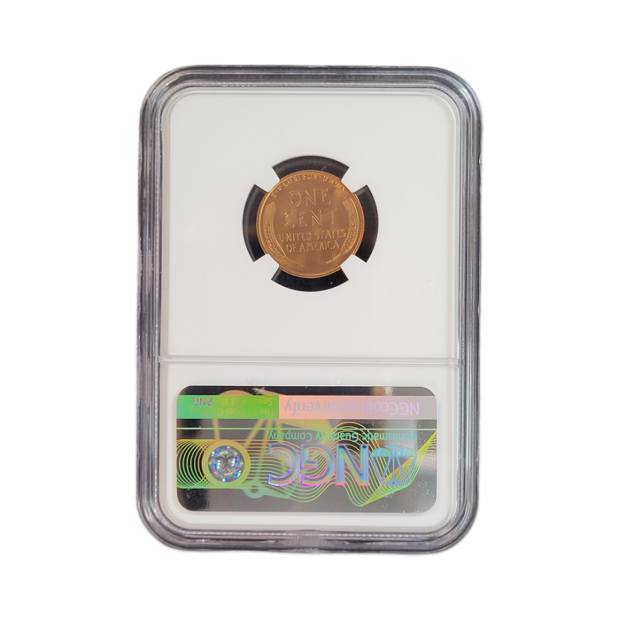 1937-S Lincoln Wheat Cent - NGC MS66 RD