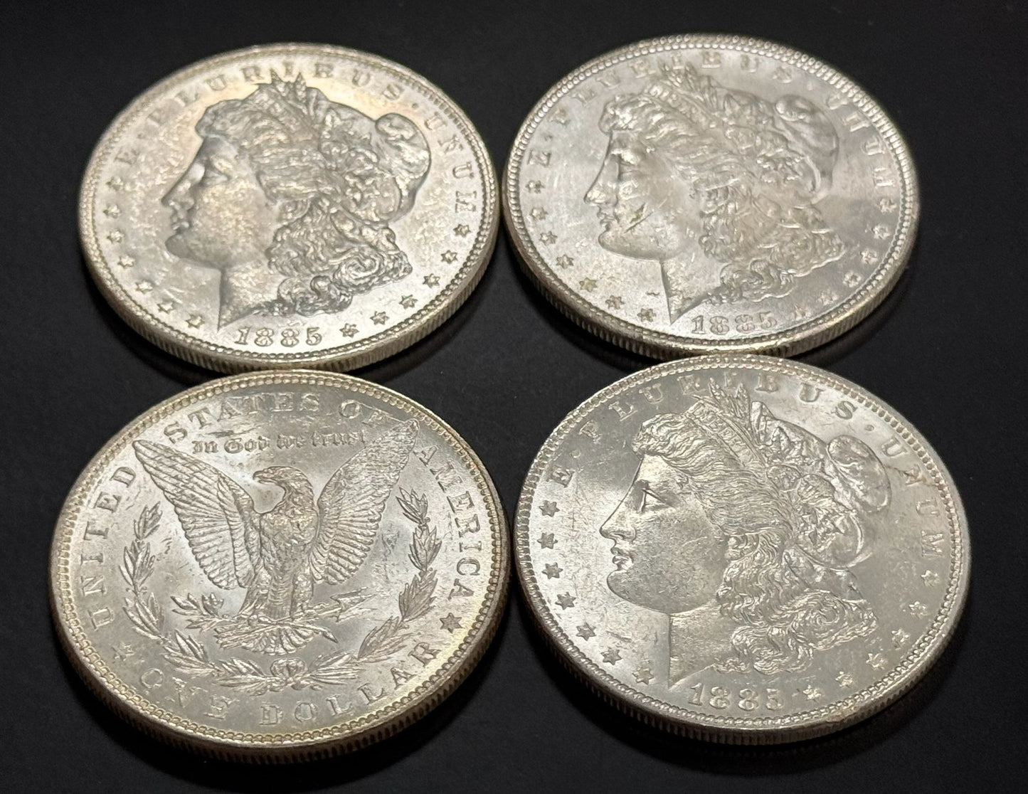 1885 Morgan Silver Dollar Philadelphia - Brilliant Uncirculated - CoinsTV