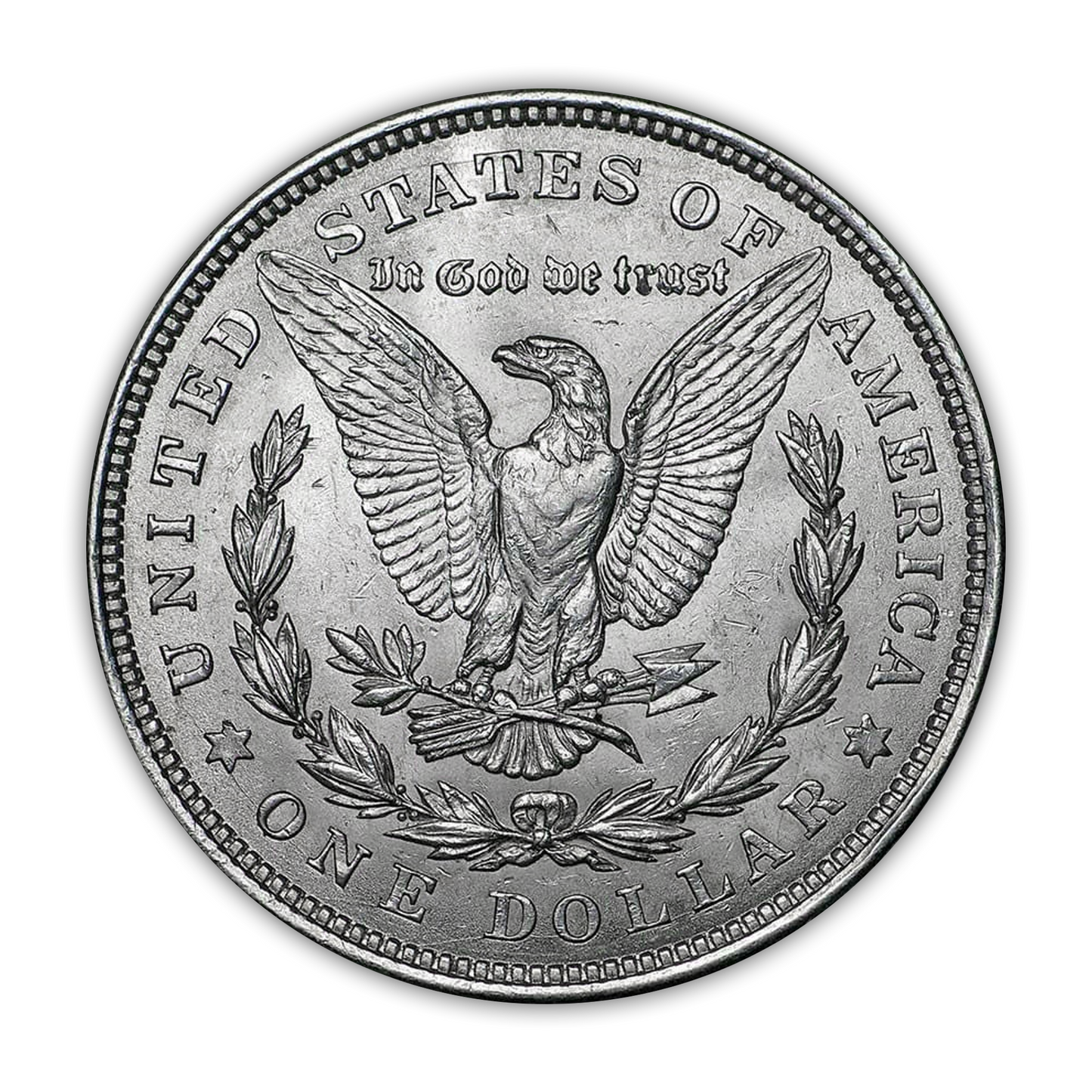1921 Morgan Silver Dollar Philadelphia - Brilliant Uncirculated - CoinsTV