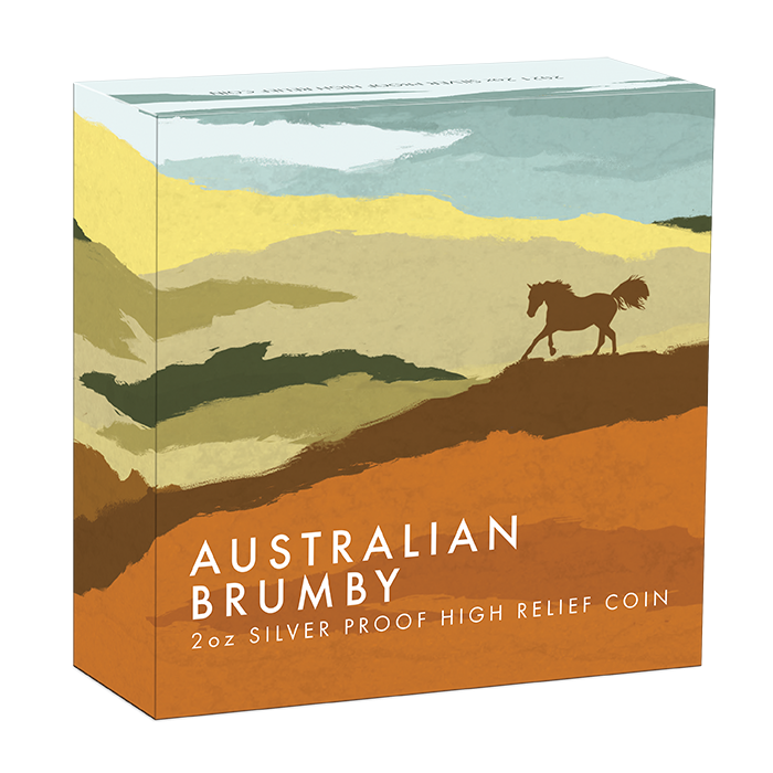 2021 Brumby 2 Oz Silver Proof - Perth Mint - CoinsTV