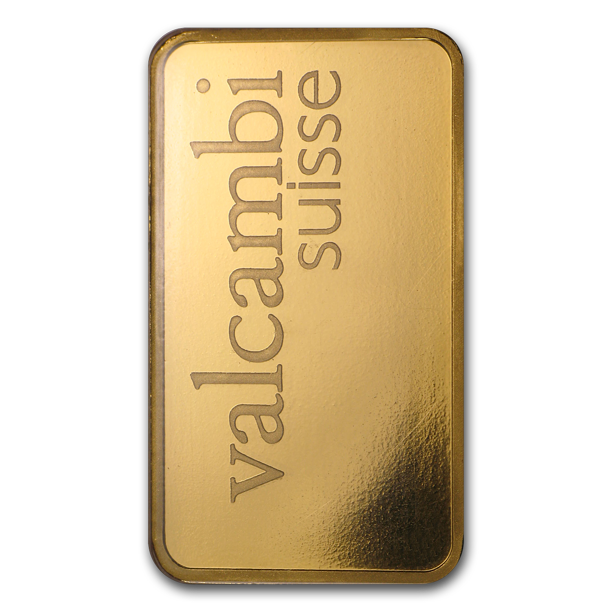 1 oz Valcambi Gold Bar - CoinsTV