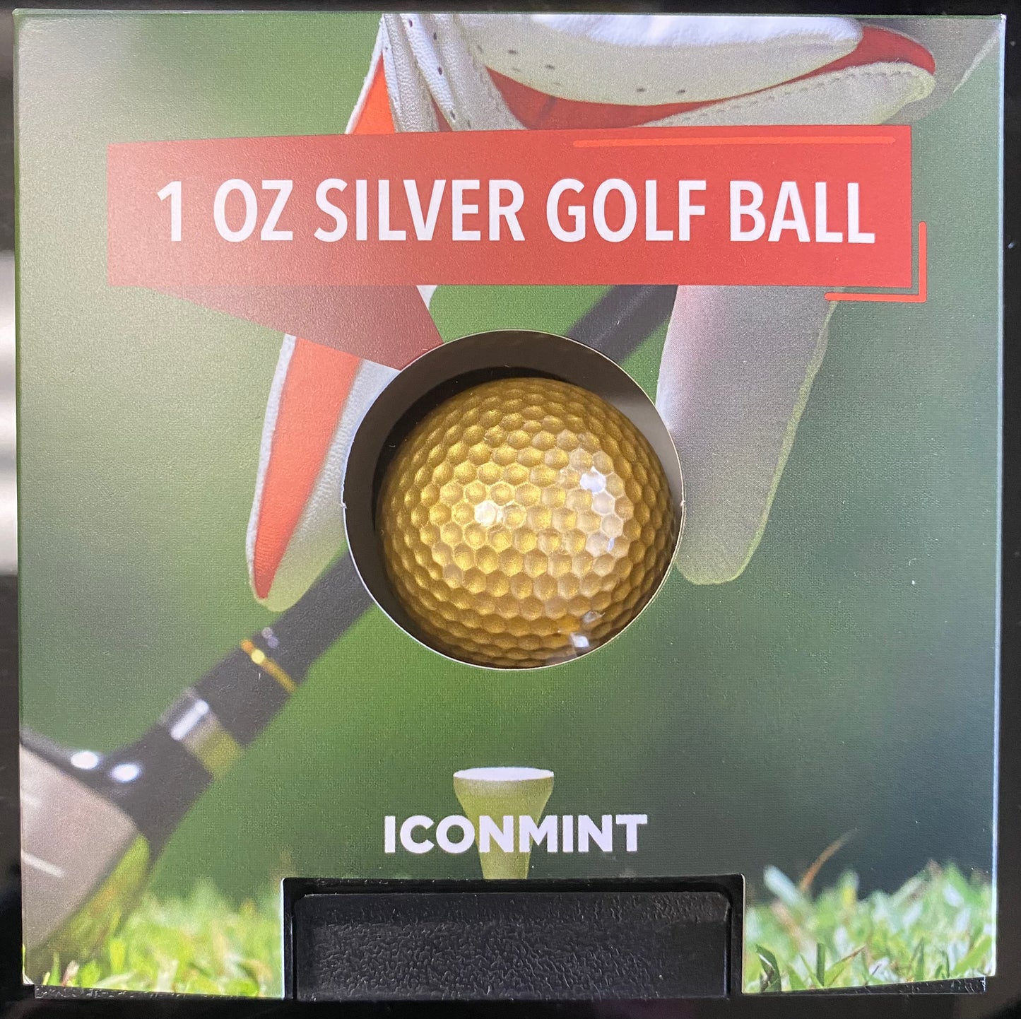 2023 Samoa Golf Ball Spherical 1 Oz Silver - Icon Mint