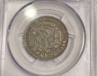 1818 Capped Bust Liberty Quarter Philadelphia - PCGS VF25 - CoinsTV