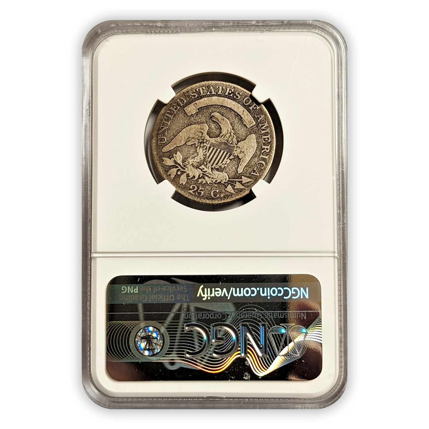 1819 Capped Bust Quarter NGC VG8 - CoinsTV