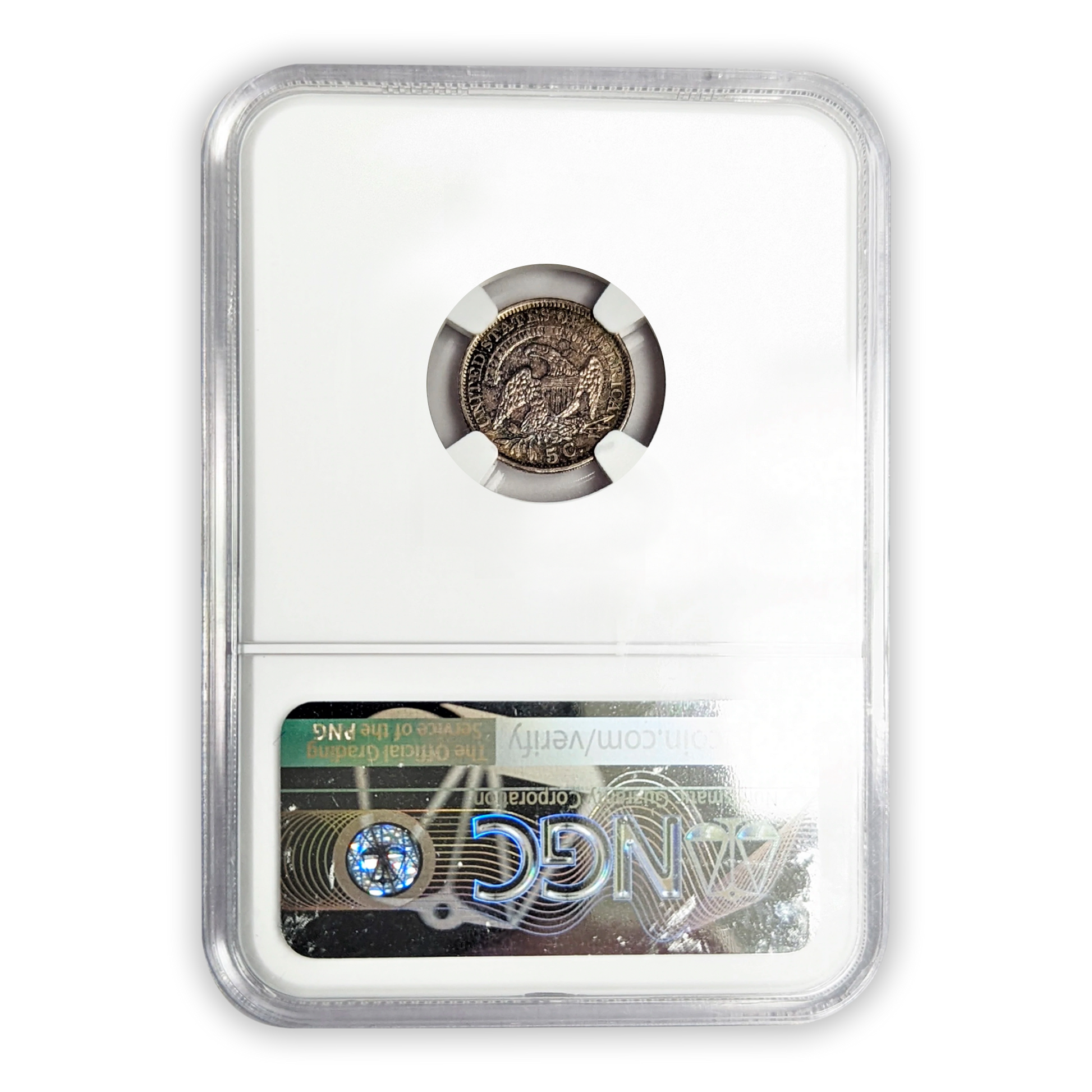 1835 Capped Bust Half Dime NGC AU58 Philadelphia - CoinsTV