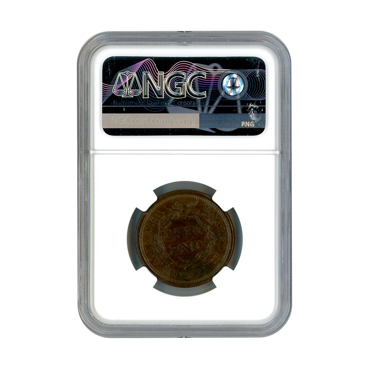 1846 Braided Hair Large Cent - Small Date - NGC MS62 BN - CoinsTV