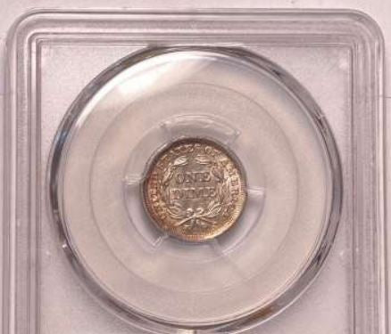 1852 Seated Liberty Dime Philadelphia - PGCS MS62