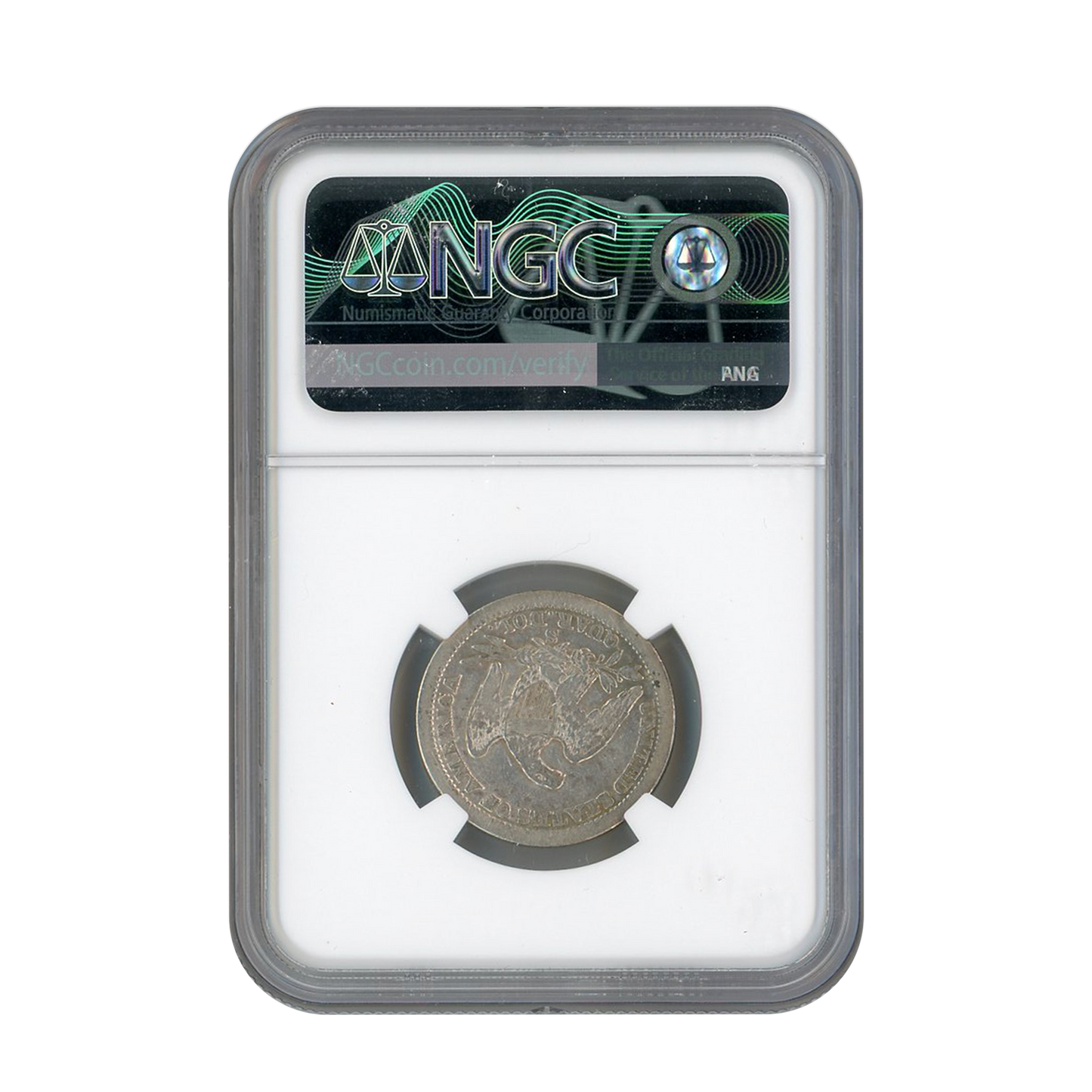 1861 S 25C Seated Liberty Quarter -John McCloskey Collection - NGC VF 20