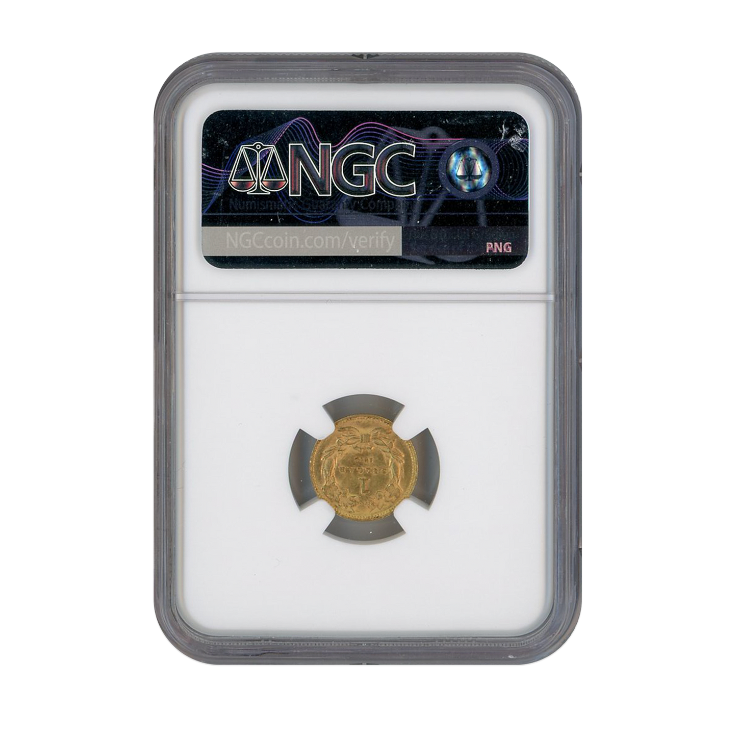 1862 Gold Liberty Head Dollar NGC MS62 - CoinsTV