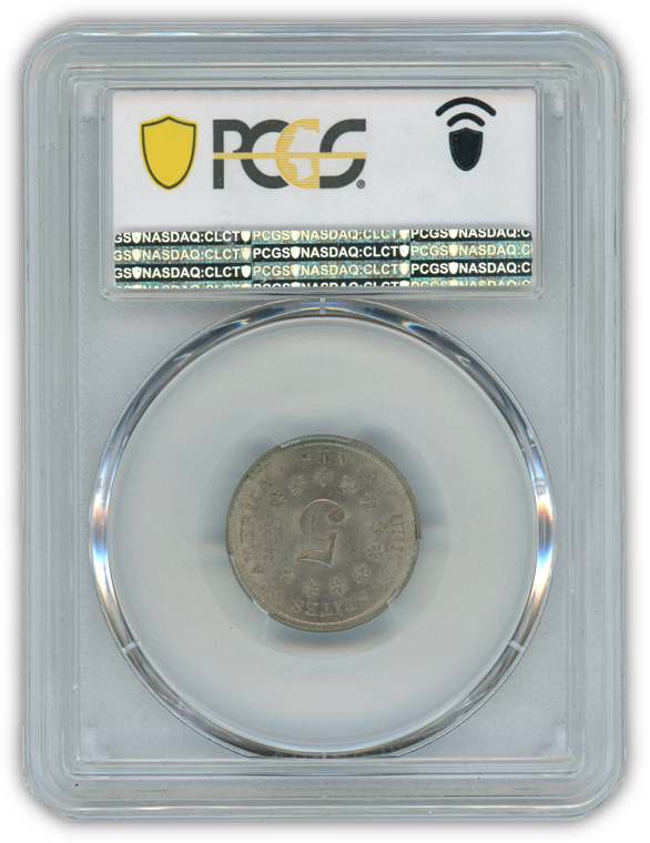 1867 Shield Nickel - No Rays - PCGS MS64 - CoinsTV