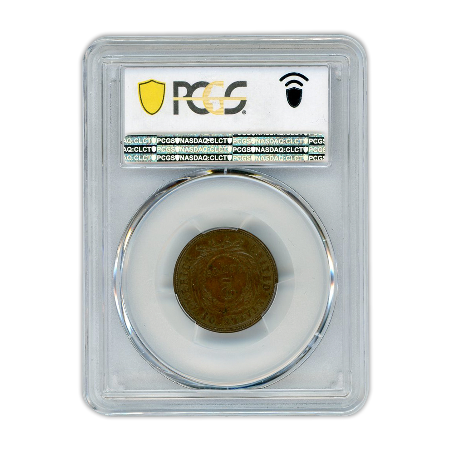 1870 Two Cent Piece - PCGS AU58 - CoinsTV