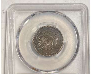 1877 Seated Liberty Quarter Philadelphia Proof - PCGS PR55 - CoinsTV
