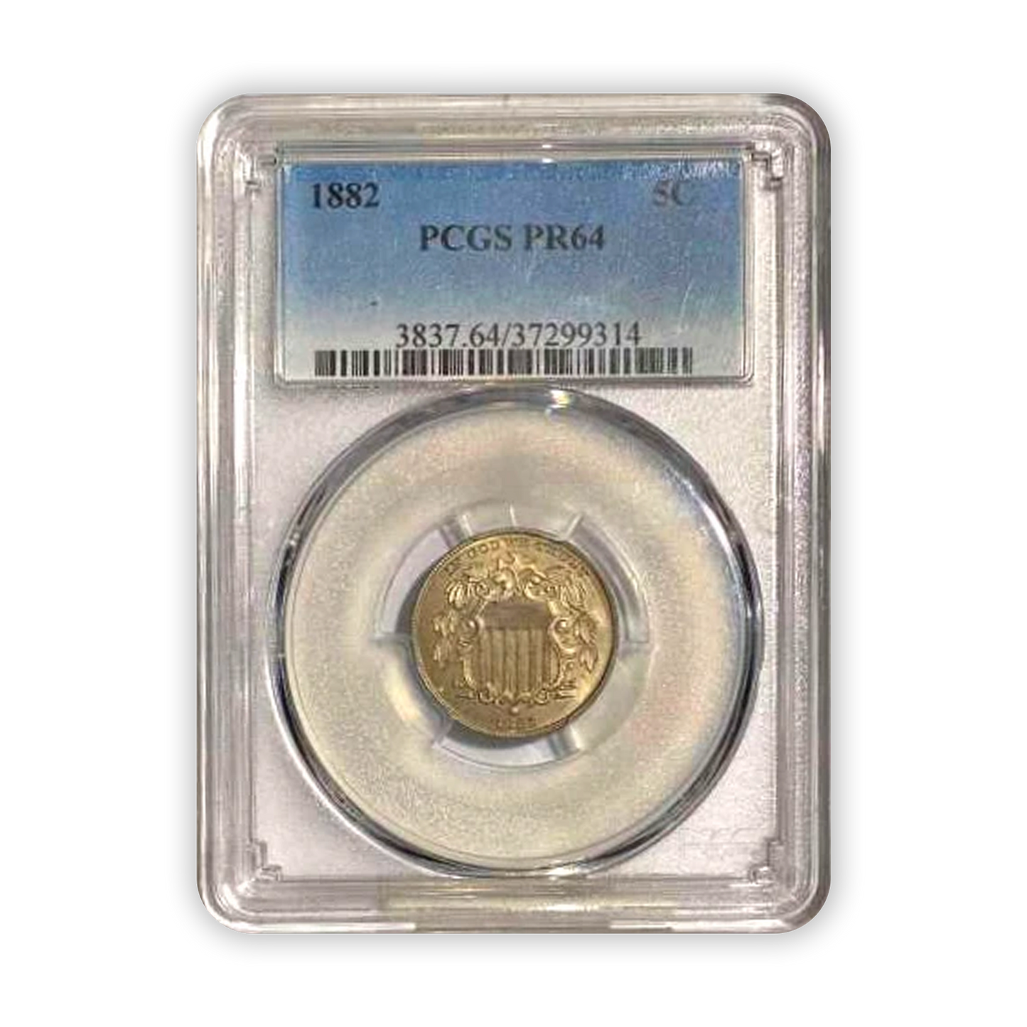 1882 Shield Nickel - No Rays - PCGS PR64 - CoinsTV