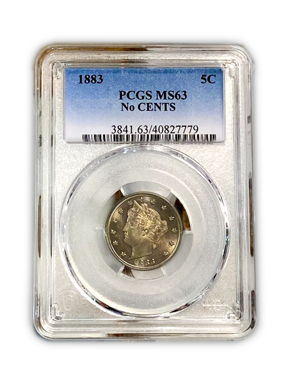 1883 Liberty No Cents Nickel - PCGS MS63