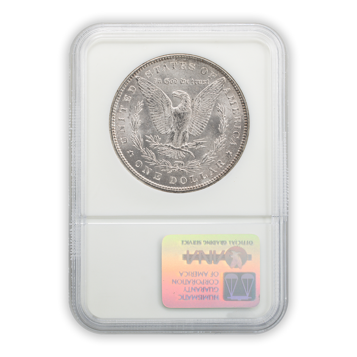 1896 Morgan Silver Dollar Philadelphia - NGC MS64 Sight White - CoinsTV