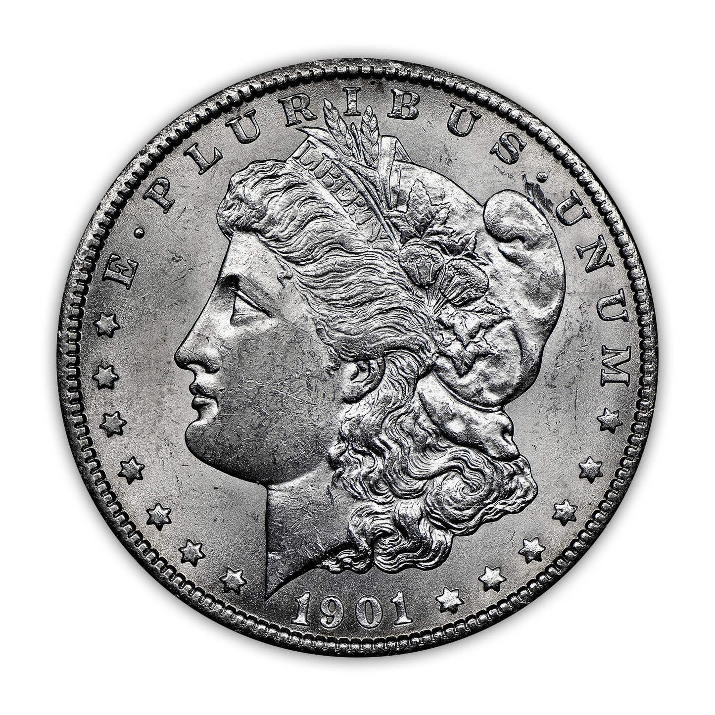 1901 Morgan Silver Dollar New Orleans - Brilliant Uncirculated - CoinsTV
