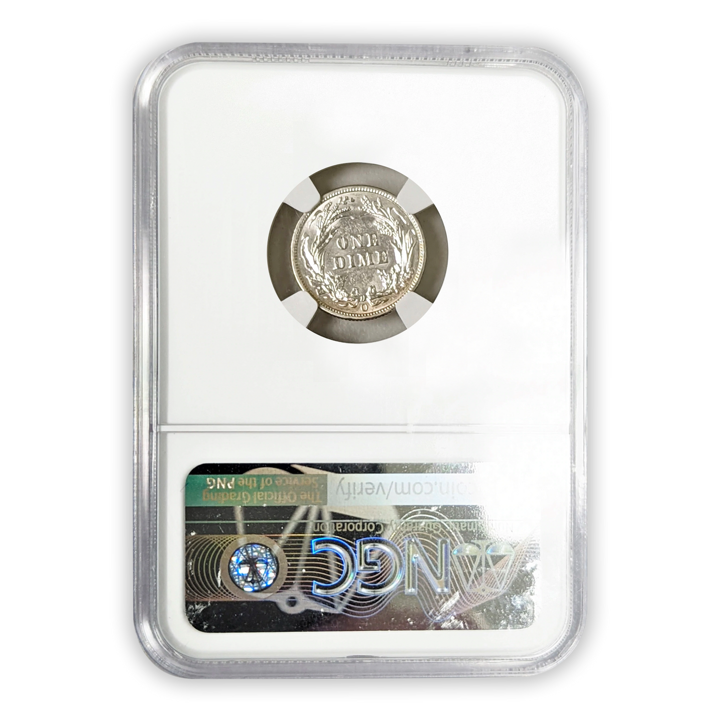 1902 O Barber Dime New Orleans NGC AU58
