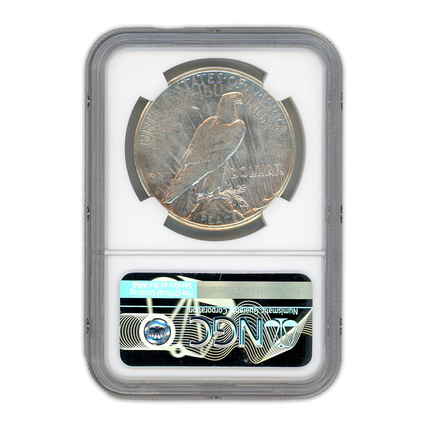 1927 Peace Silver Dollar San Fransico - NGC AU53