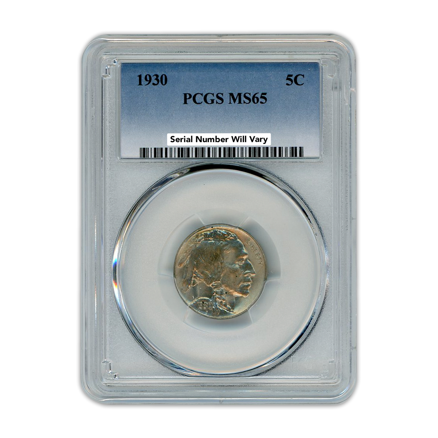 1930 Buffalo Nickel PCGS MS65
