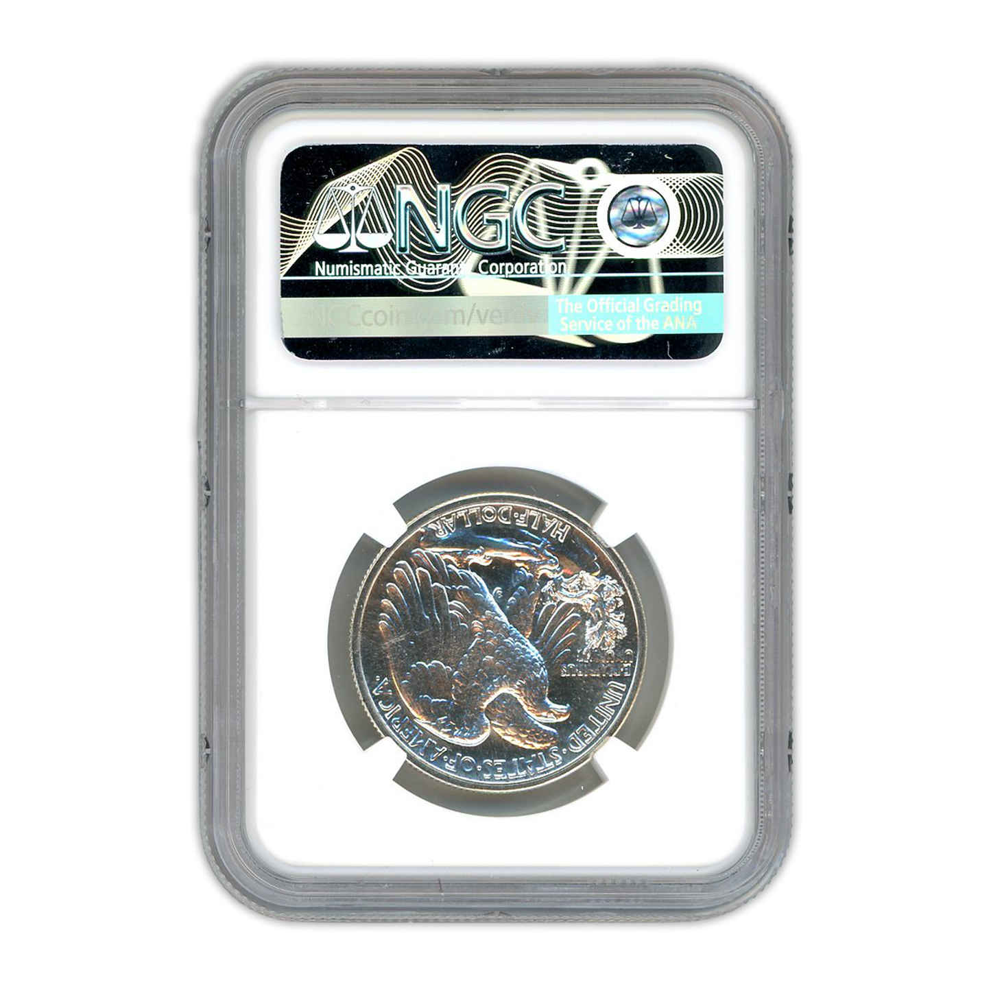 1941 Walking Liberty Silver Half Dollar - NO "AW" NGC PF65 - CoinsTV