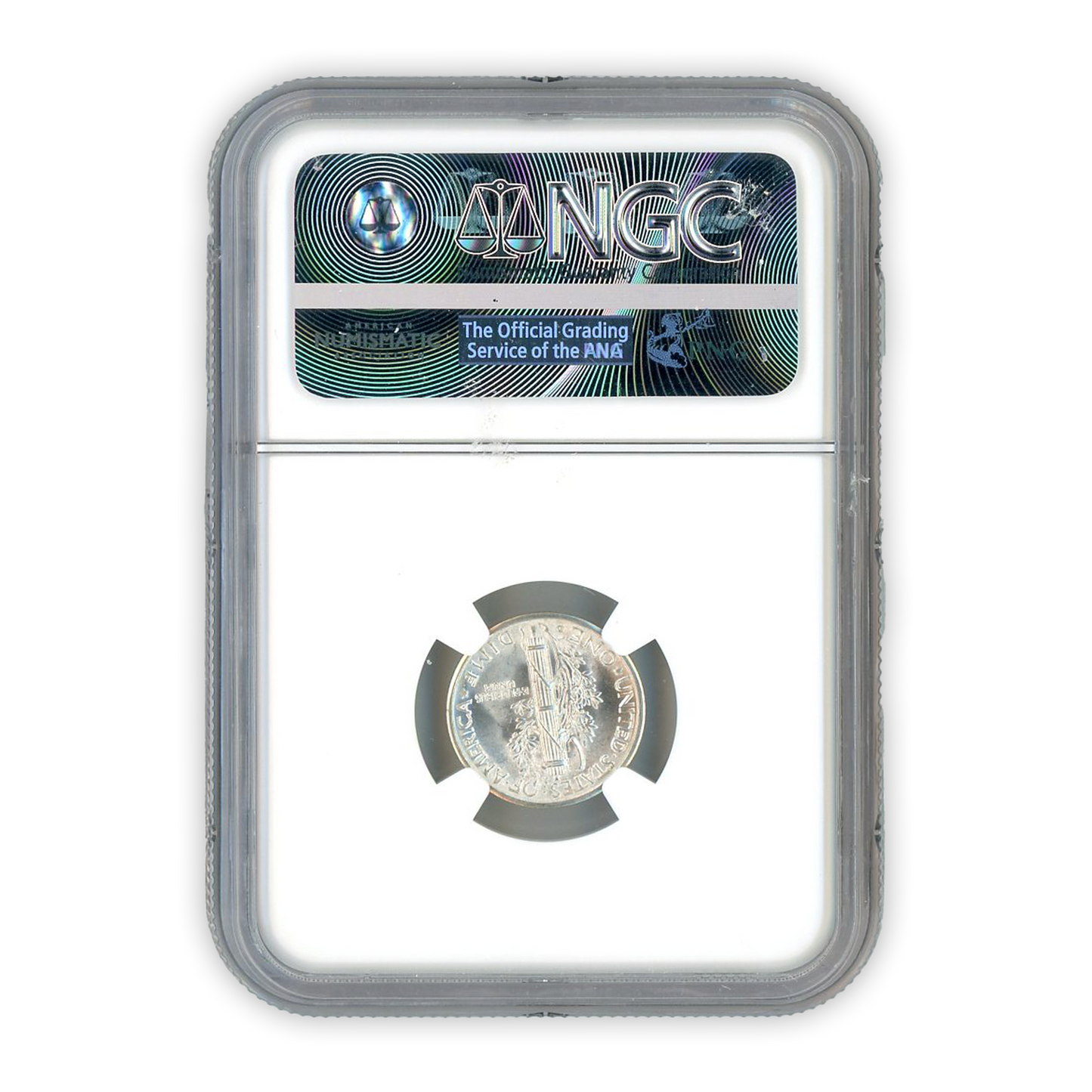 1942 D Mercury Dime NGC MS64 FB