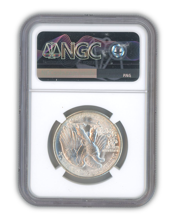 1945 Walking Liberty Silver Half Dollar San Francisco - NGC MS66+ - CoinsTV
