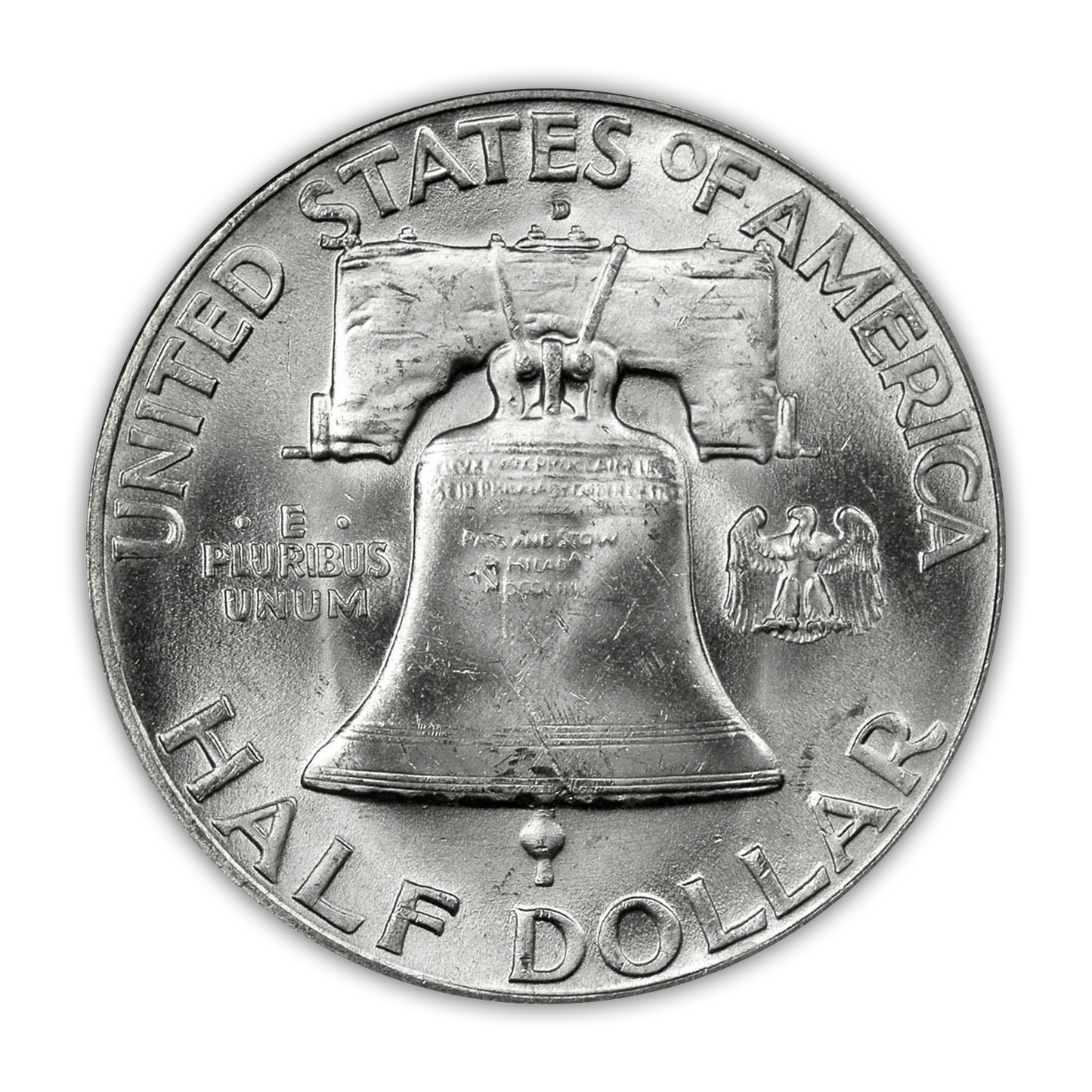 1949 Franklin 90% Silver Half Dollar Denver - Uncirculated - CoinsTV