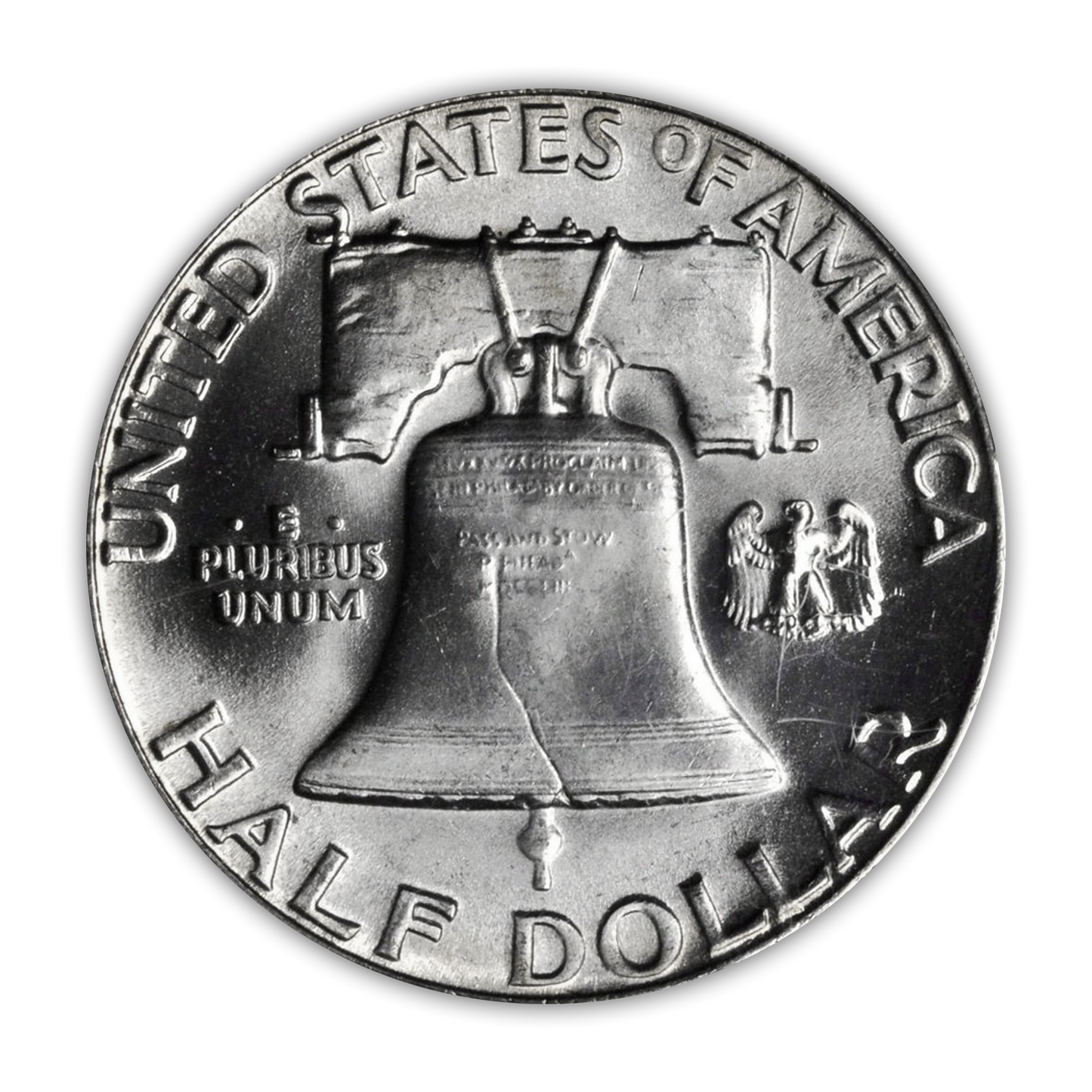 1950 Franklin 90% Silver Half Dollar Philadelphia - Uncirculated - CoinsTV