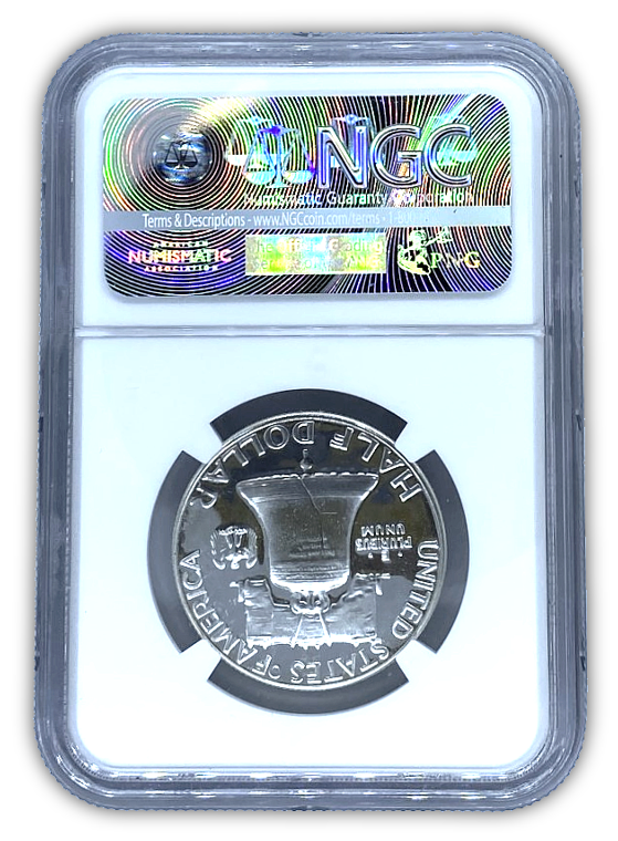 1953 Franklin Silver Half Dollar - NGC PF68 Star Sight White - CoinsTV