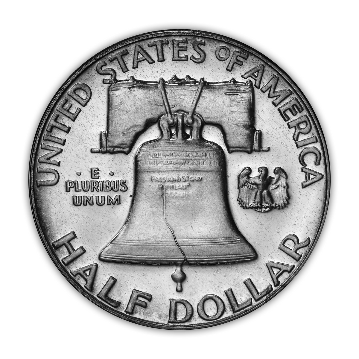 1954 Franklin 90% Silver Half Dollar Philadelphia - Proof - CoinsTV