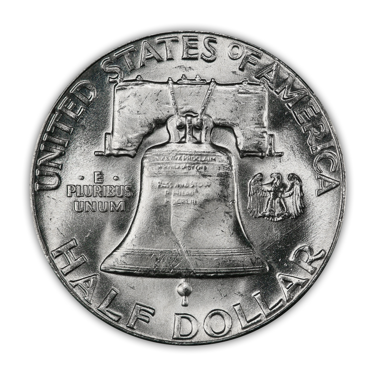 1958 Franklin 90% Silver Half Dollar Philadelphia - Uncirculated - CoinsTV