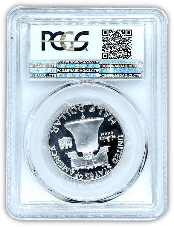 1962 Franklin Silver Half Dollar - PCGS PR67 Deep Cameo Sight White - CoinsTV