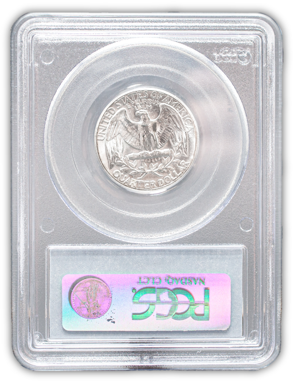 1963 Washington Silver Quarter Philadelphia - Type B Reverse - PCGS MS64