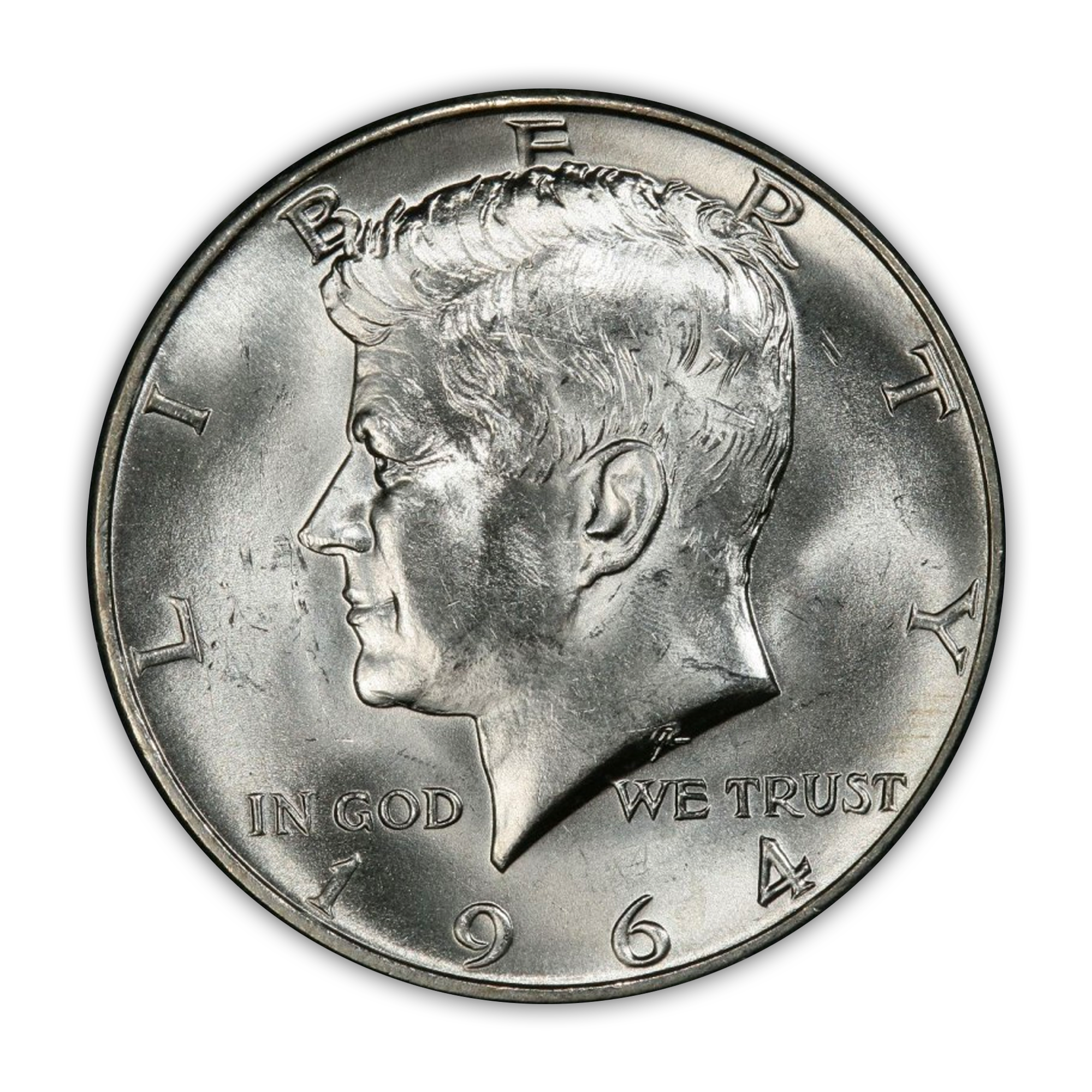 At Auction: 1964 90% Silver Kennedy Half Dollar - 30 Coins. 15 Coins From  Denver And 15 From Philadelphia.