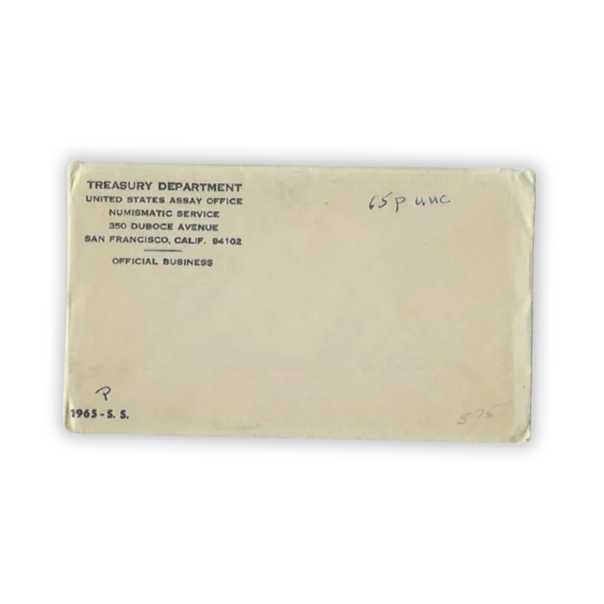 1965 US Special Mint Set - 5 Coins - Unopened - CoinsTV