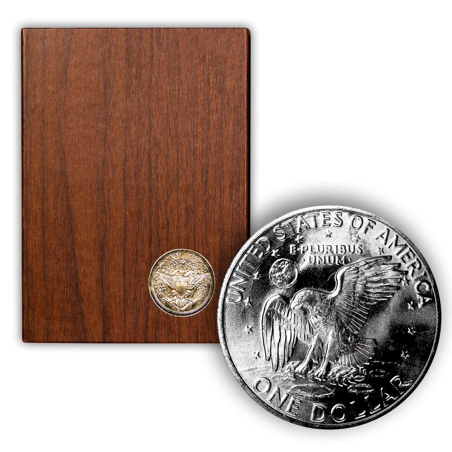 1973 Eisenhower 40% Silver Dollar San Francisco - Proof Brown Pack (OGP) - CoinsTV