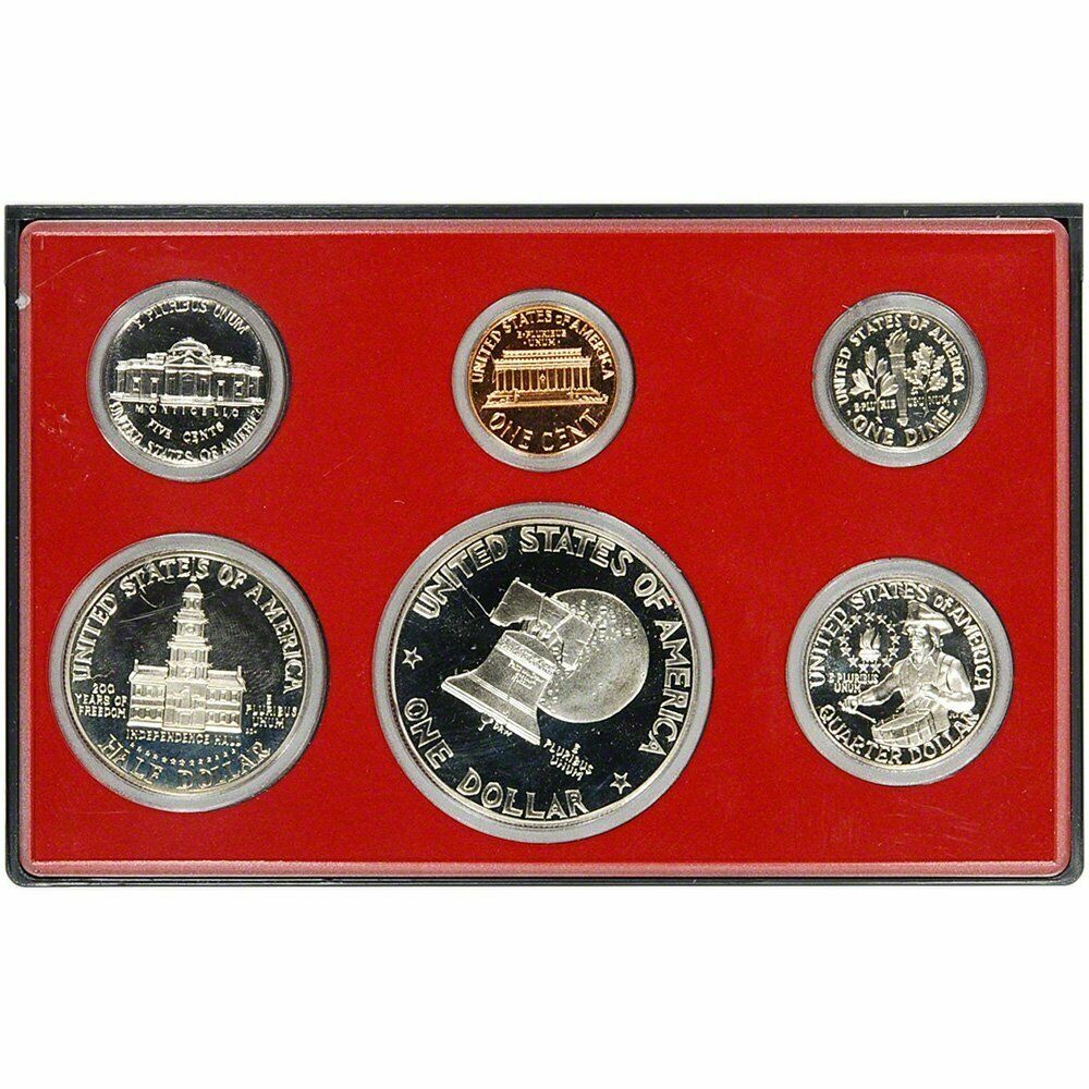 1975 US Proof Set - 6 Coins - CoinsTV
