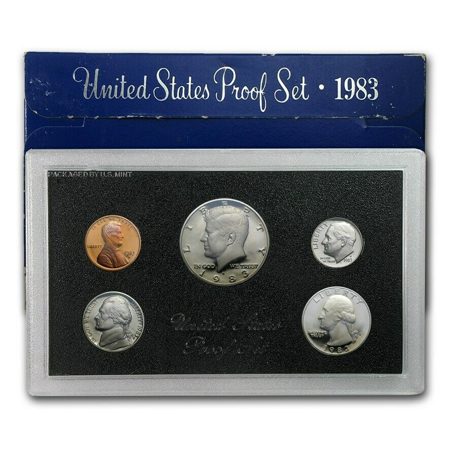 1983 US Proof Set - 5 Coins - CoinsTV