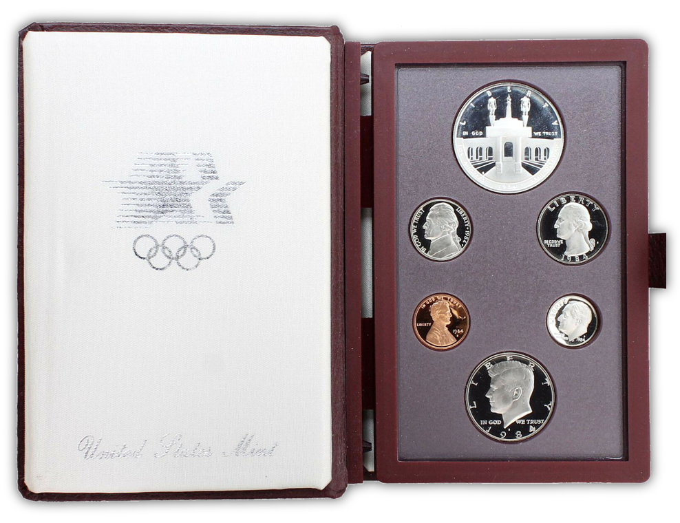 1984 US Prestige Proof Set - 6 Coins