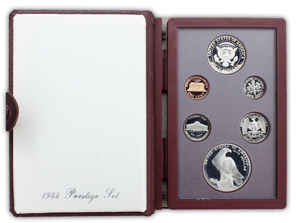 1984 US Prestige Proof Set - 6 Coins - CoinsTV