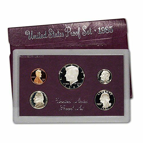 1985 US Proof Set - 5 Coins