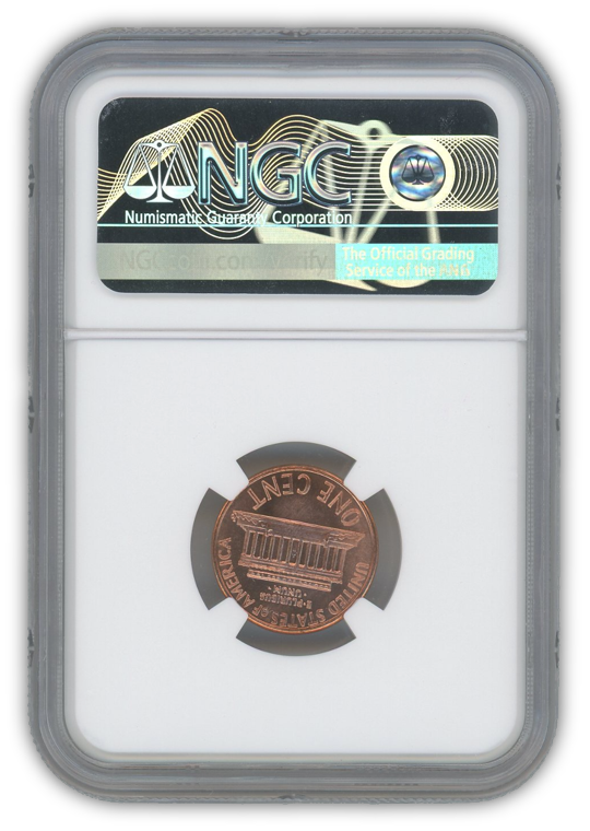 1987 Lincoln Cent Denver - NGC MS66 RD PL Prooflike - CoinsTV