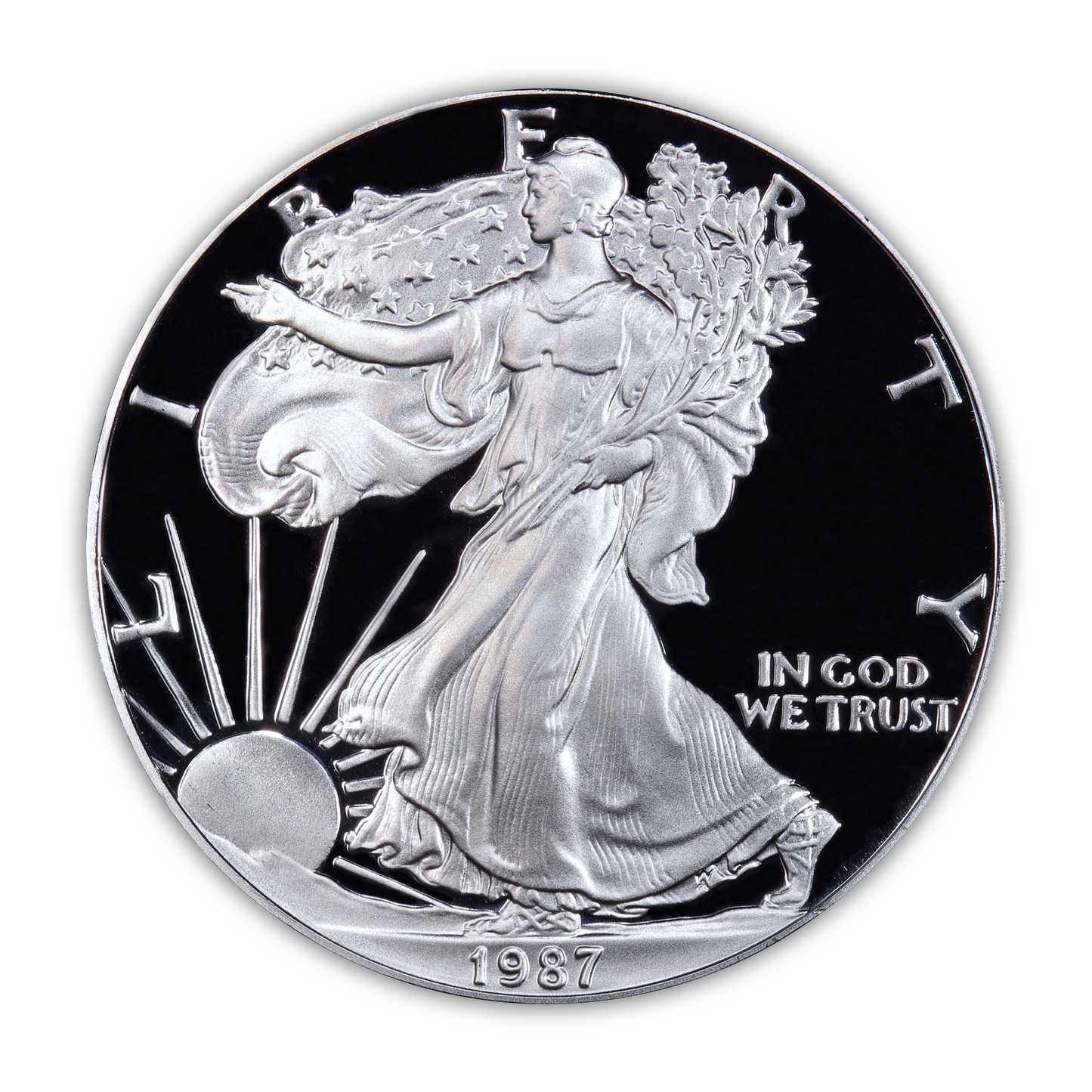 1987 Silver Eagle - San Francisco Proof - Original Government Packaging (OGP)