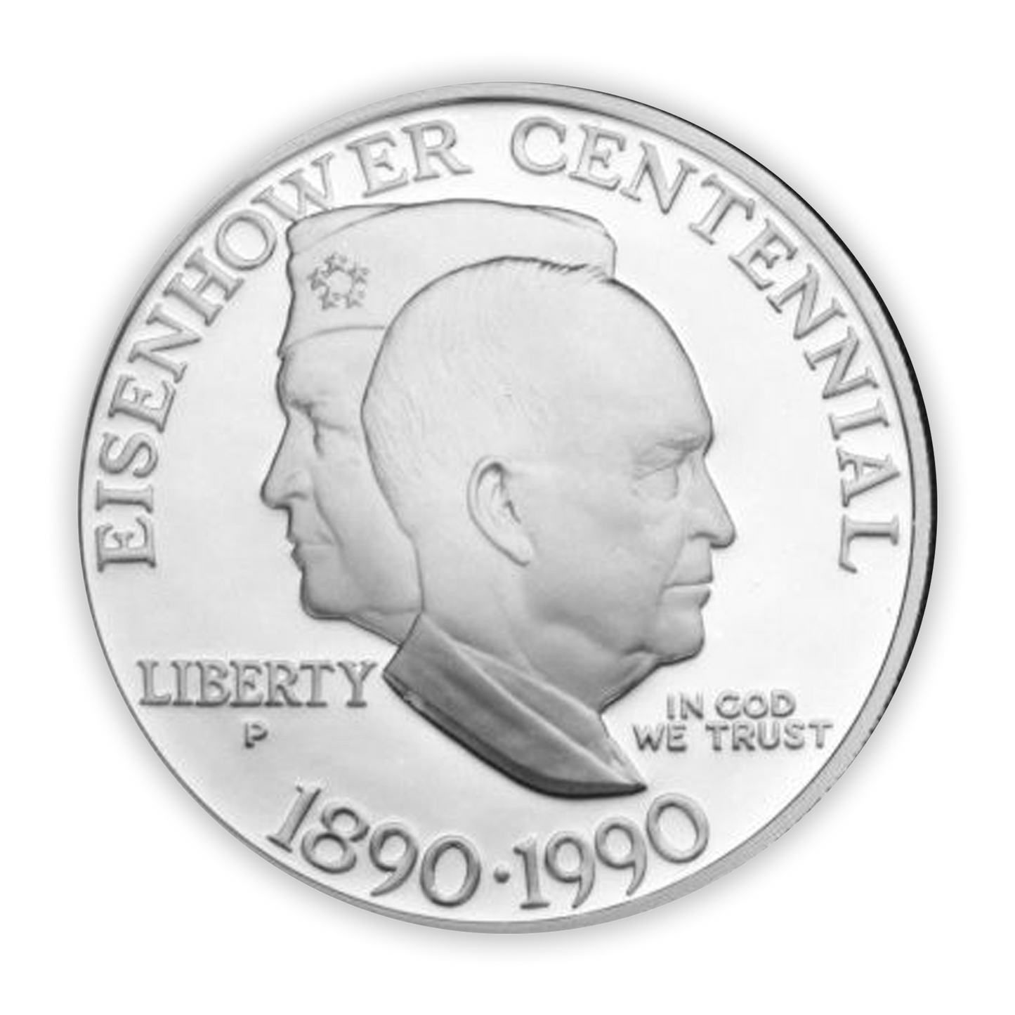 1990 Eisenhower Silver Dollar Philadelphia Proof - Original Government Packaging OGP